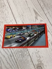 2011 Panini Disney Pixar Cars 2 Sticker Card 52 Racing