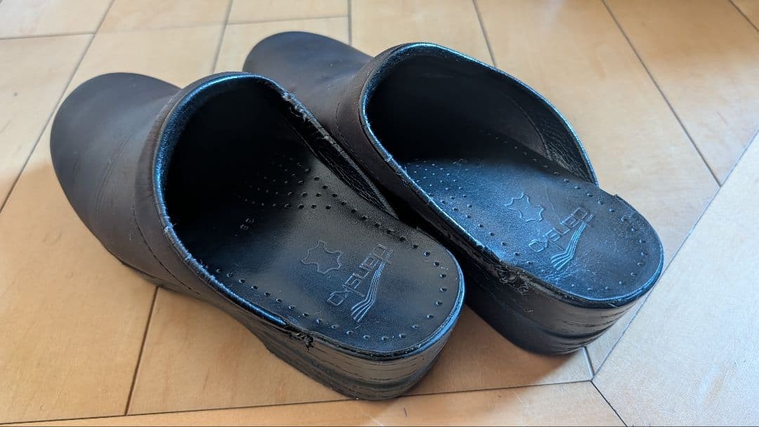 Dansko Sonya Brown Leather Clog Sandals Women's 38 Used image 3