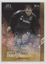 2015 Topps Apex Gold Auto /50 Fabian Espindola #76 Auto