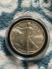 1989 American Silver Eagle  (No Mint Mark) Uncirculated *Encased Airtight*