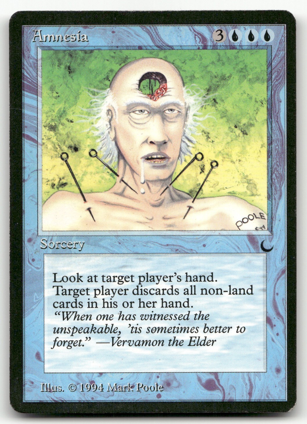 Amnesia (LP) The Dark DRK Magic MTG