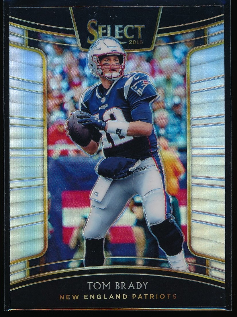 2018 Panini Select Tom Brady #86 Concourses Silver Prizm Base Card