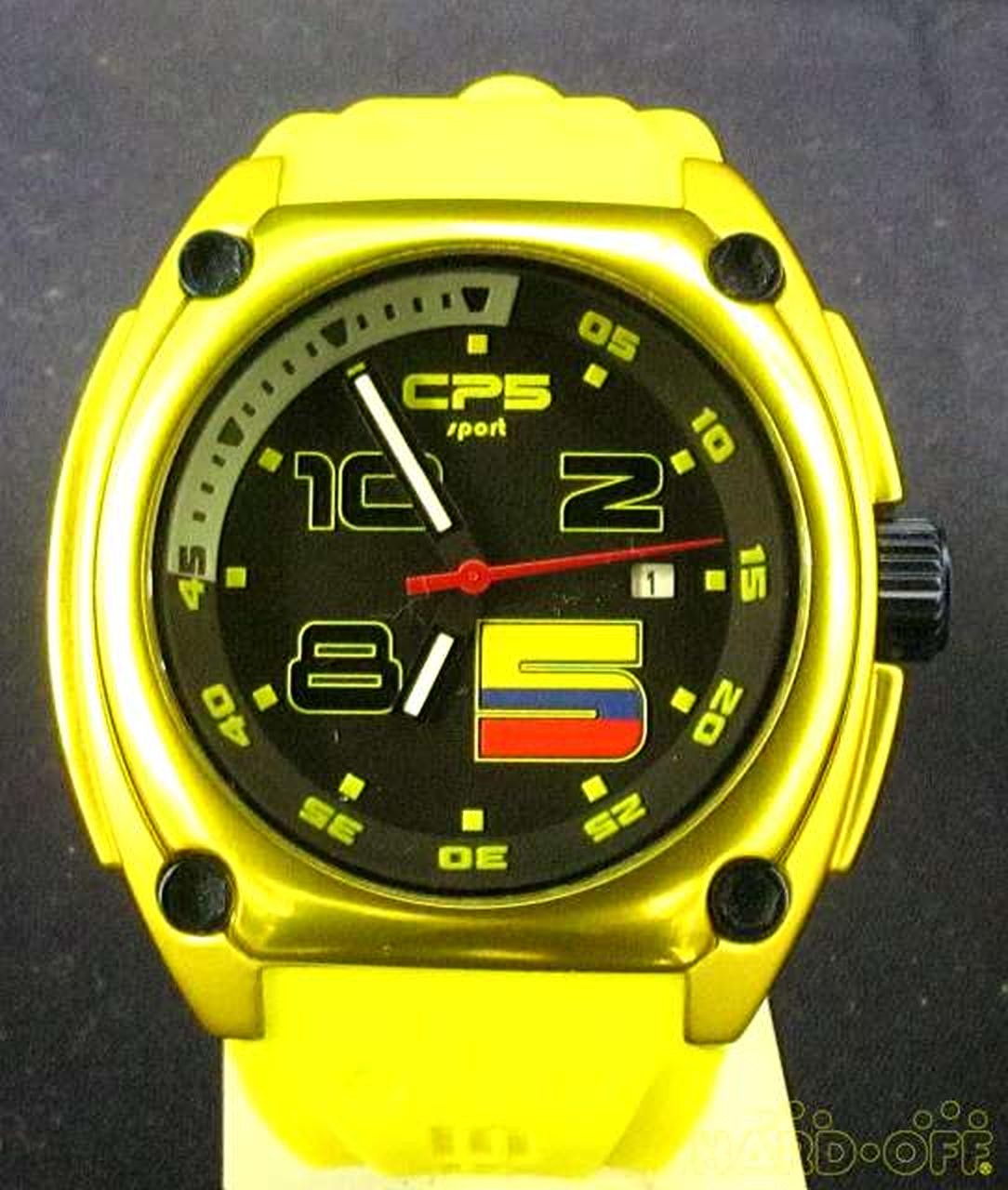 Columbia CP5 Quartz Men's Watch 10ATM Aluminum SS Case Silicone Band Used