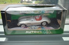 Autoart Jaguar C type 1/18 1:18 Car Auto-art Die cast Model in silver RARE
