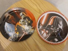 Star Wars The Force Awakens Plastic Plate 8" by ZAK Plus Darth Vader Lot of 2