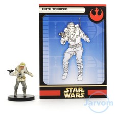 Star Wars Miniatures Rebel Storm 08/60 Hoth Trooper w/ Card COMBO Shipping