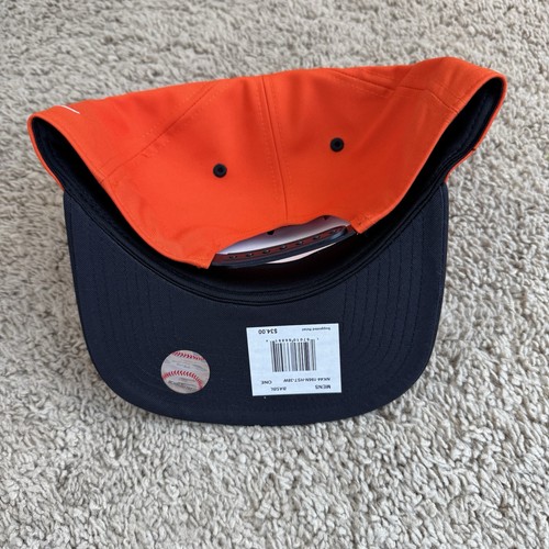 Houston Astros Hat Cooperstown Collection Nike Pro Side Patch Snapback Cap NWT - Picture 7 of 10