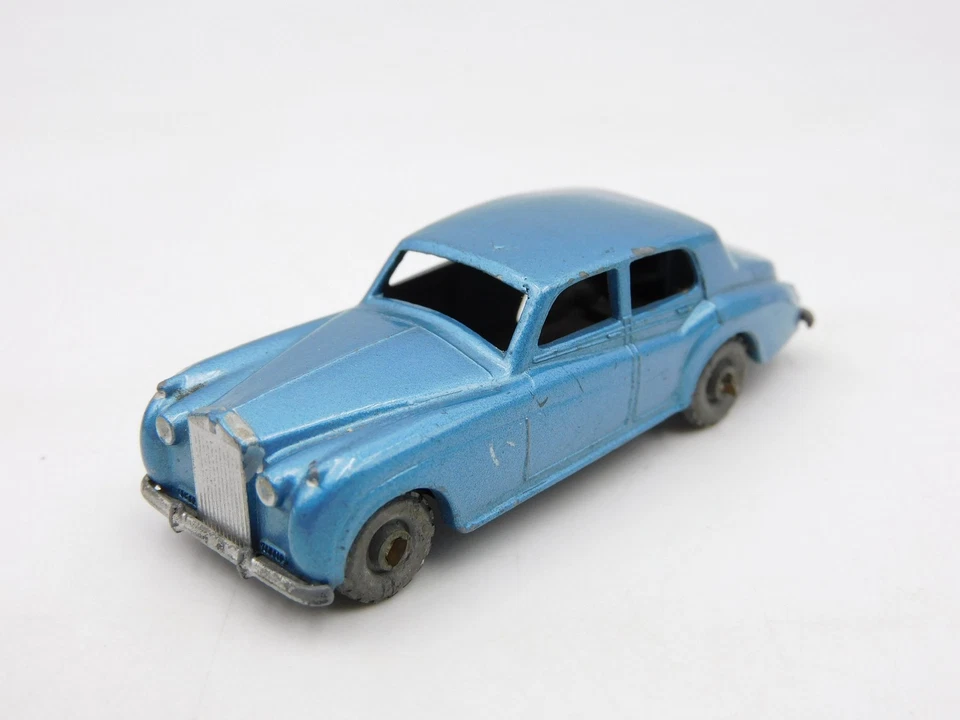 Lesney Matchbox 44A Rolls Royce silver cloud metallic blue MW D type box diecast - Immagine 4 di 4