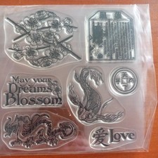 Clear Stamps,  may your dreams blossom 