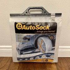 Autosock 755695 Winter Tire Traction Aid Snow Ice Sock Pair