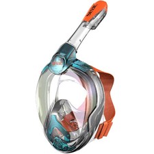 SEAC Magica Full Face Snorkeling Mask, Junior, Aquamarine