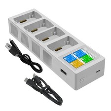 For DJI Mini 3 Pro Drone 4 IN 1 Battery Charger Digital Display Charging Hub A