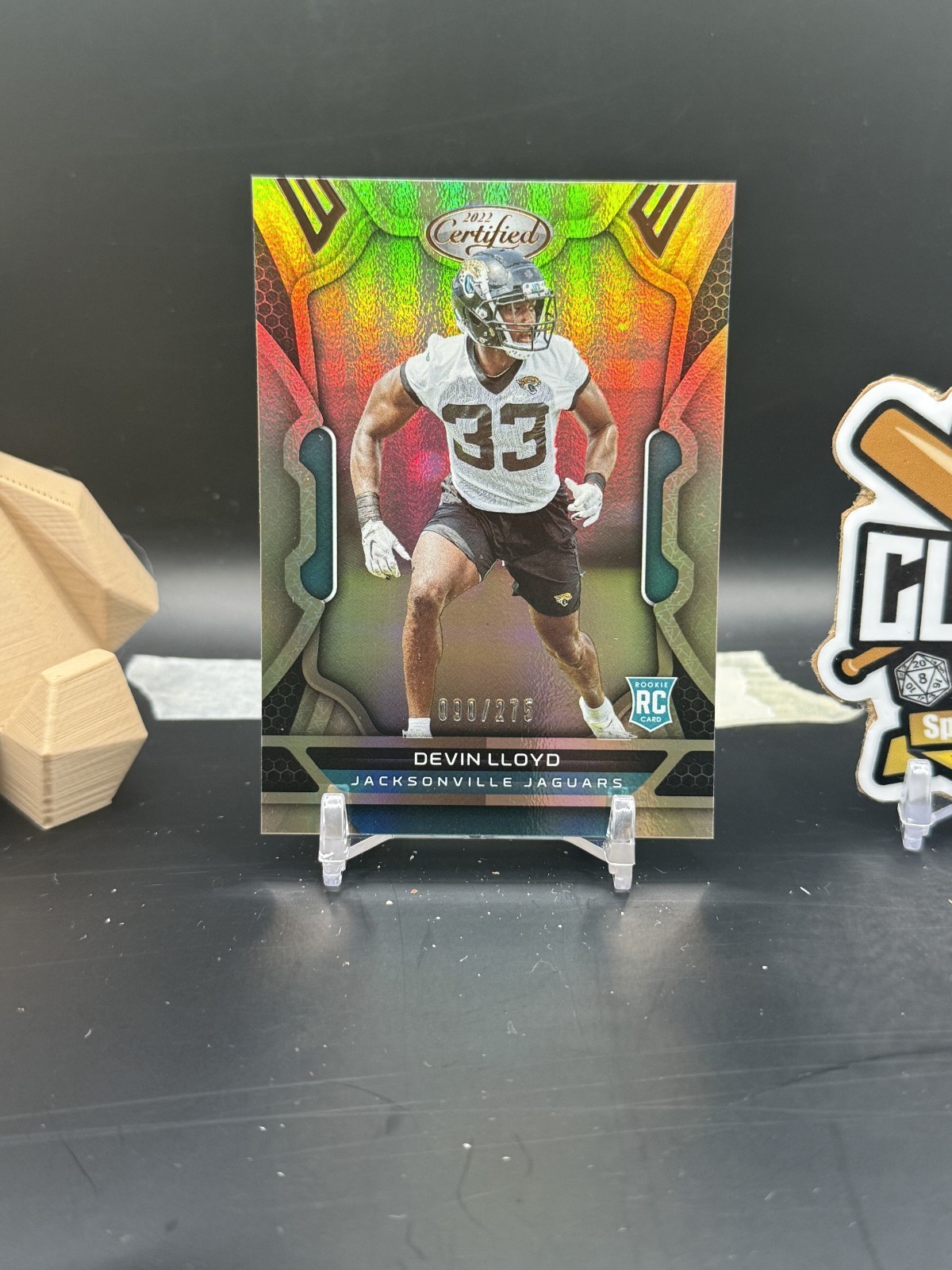 Devin Lloyd 2022 Certified Bronze Rookie /275 Jaguars (CBR)