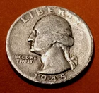 1945 Washington Silver Quarter 81-Years-Old @ MELT*
