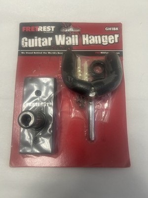 Guitar Wall Hanger FRETREST Proline GH1BK Black Head Foam Rest NEW