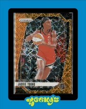 2024 Panini Prizm WNBA - Jackie Young #1 Orange Velocity Prizm Fever