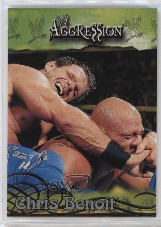 2003 Fleer WWE Aggression Chris Benoit #50 0h1