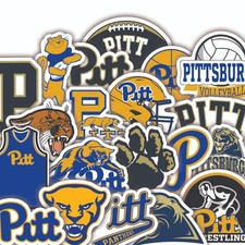 Pittsburgh Pitt Panthers University Vinyl Stickers – Set of 20 NCAA College Logo