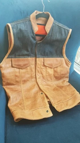 Grifter Masterson leather motorcycle vest video thumbnail