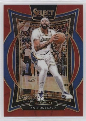 2024-25 Panini Select Concourse Red Prizm 95/199 Anthony Davis #25 1l1a