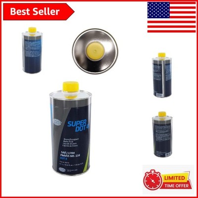 Universal 1L Super DOT 4 Brake Fluid - Ensure Safety with Corrosion Protection