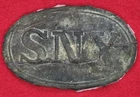 EXCAVATED CIVIL WAR RELIC SNY CARTRIDGE BOXPLATE FACE BATTLE GRAND ECORE