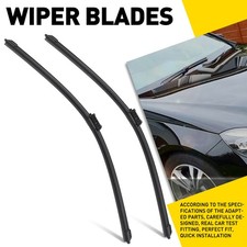 2Pcs Wiper Blades (Pair) Flat / Aero type fits MERCEDES CLS350 C218, X218 Front
