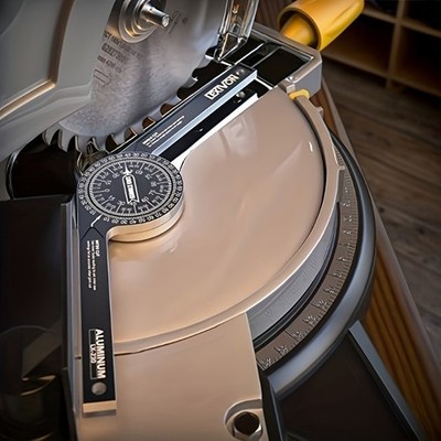 High-Precision Angle Square Protractor 360-Degree for Architecture and Carpentry
