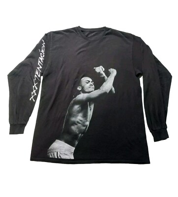 Xpose XXXTentacion RIP Cotton T-Shirt Long Sleeve Crew Neck Black 