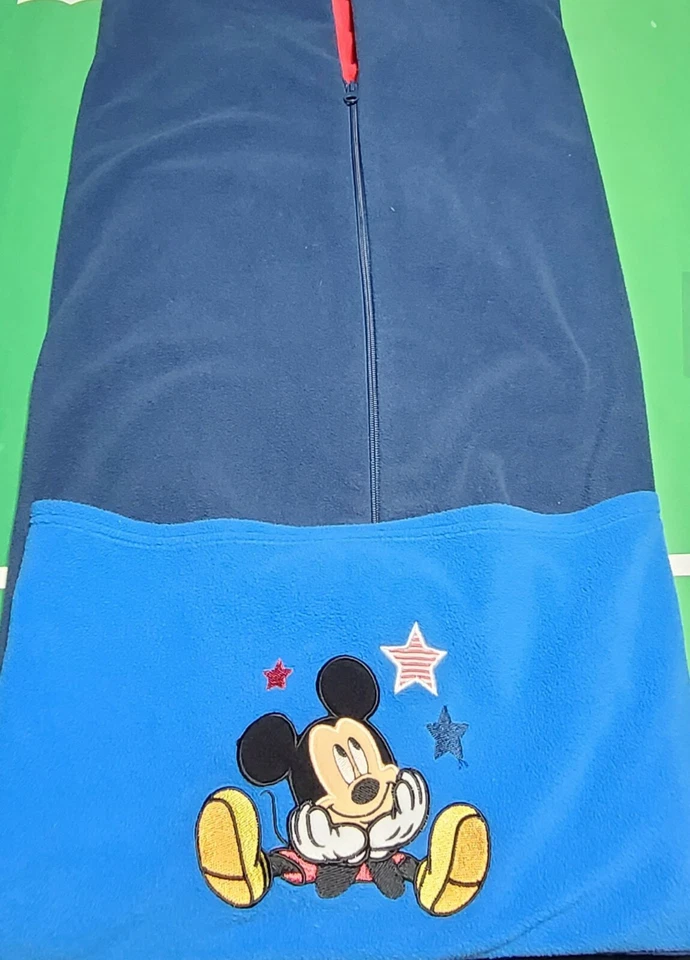 **MICKEY MOUSE** Cubierta polar para asiento de coche bebé bebé muy limpia Foto 3 de 4