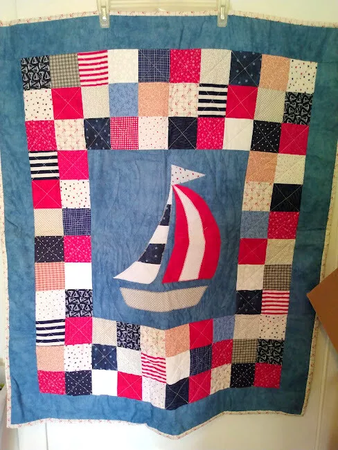 Nautical on sale baby blanket