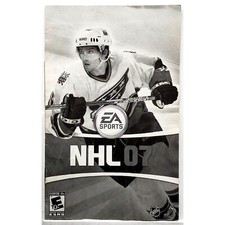  Manual Only NHL 07 - Sony Playstation 2 Authentic Instruction Booklet Game