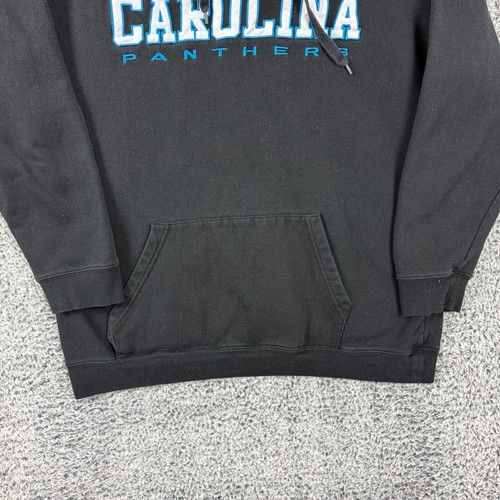 Carolina Panthers Hoodie Adult 2XLT Tall Black NFL Sweatshirt Pullover Mens XXLT - Picture 5 of 10