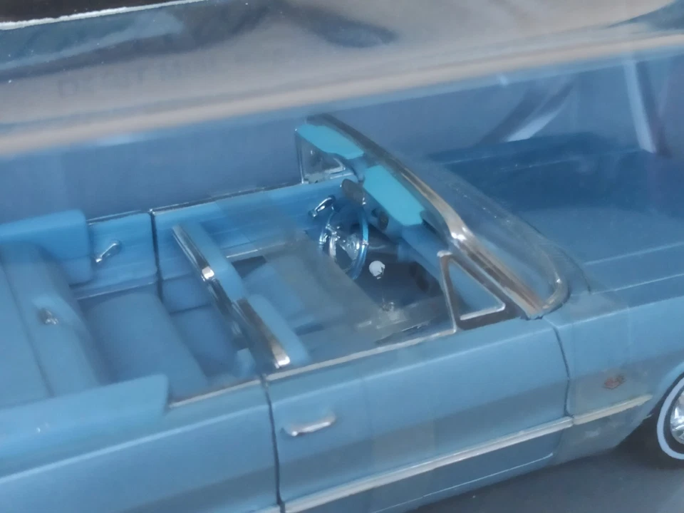 Chevrolet Impala 1963 Die Cast  Welly 1/26 Modellino Auto Americana Oldsmobile - Immagine 4 di 4