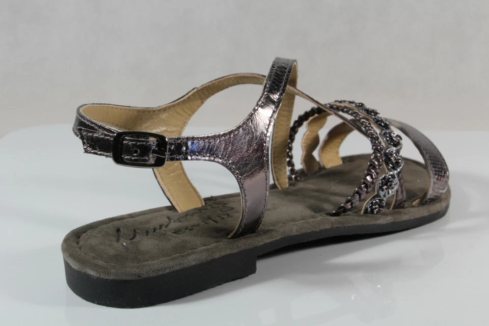 Mustang Sandali Donna Sandalo Col Tacco Alto Argento 1323-801 Nuovo - Immagine 4 di 4