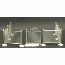 Dept 56 Village Accessory  - Chain Link Fence With Gate - Item# 52345 New In Box