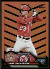 2023 Topps Update #US140 Corey Dickerson Orange and Black Foil