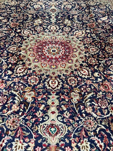 Alfombra oriental rara anudada a mano Sarough 380x300 cm rug carpet