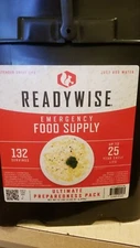 Readywise Survival Bucket Ready Wise Emergency Food Supply 132 Servings