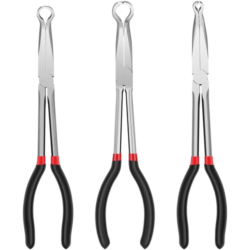 3Pcs Hose Gripper Plier 11" Spark Plug Removal Pliers 6mm 13mm 18mm Diameterꦿ - Picture 1 of 12