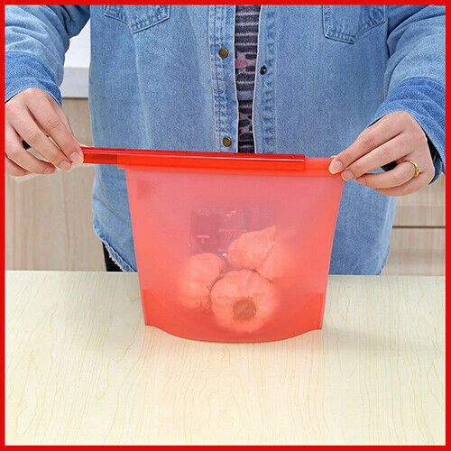 Reusable Vacuum Sealer Bags Household Plastic Clear Food Storage