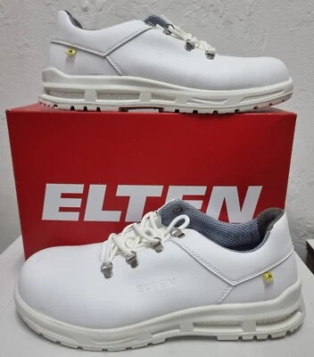 ELTEN Sicherheitsschuhe Brandon XXTM white Low ESD S3 Arbeitsschuhe (Gr. 36-48)