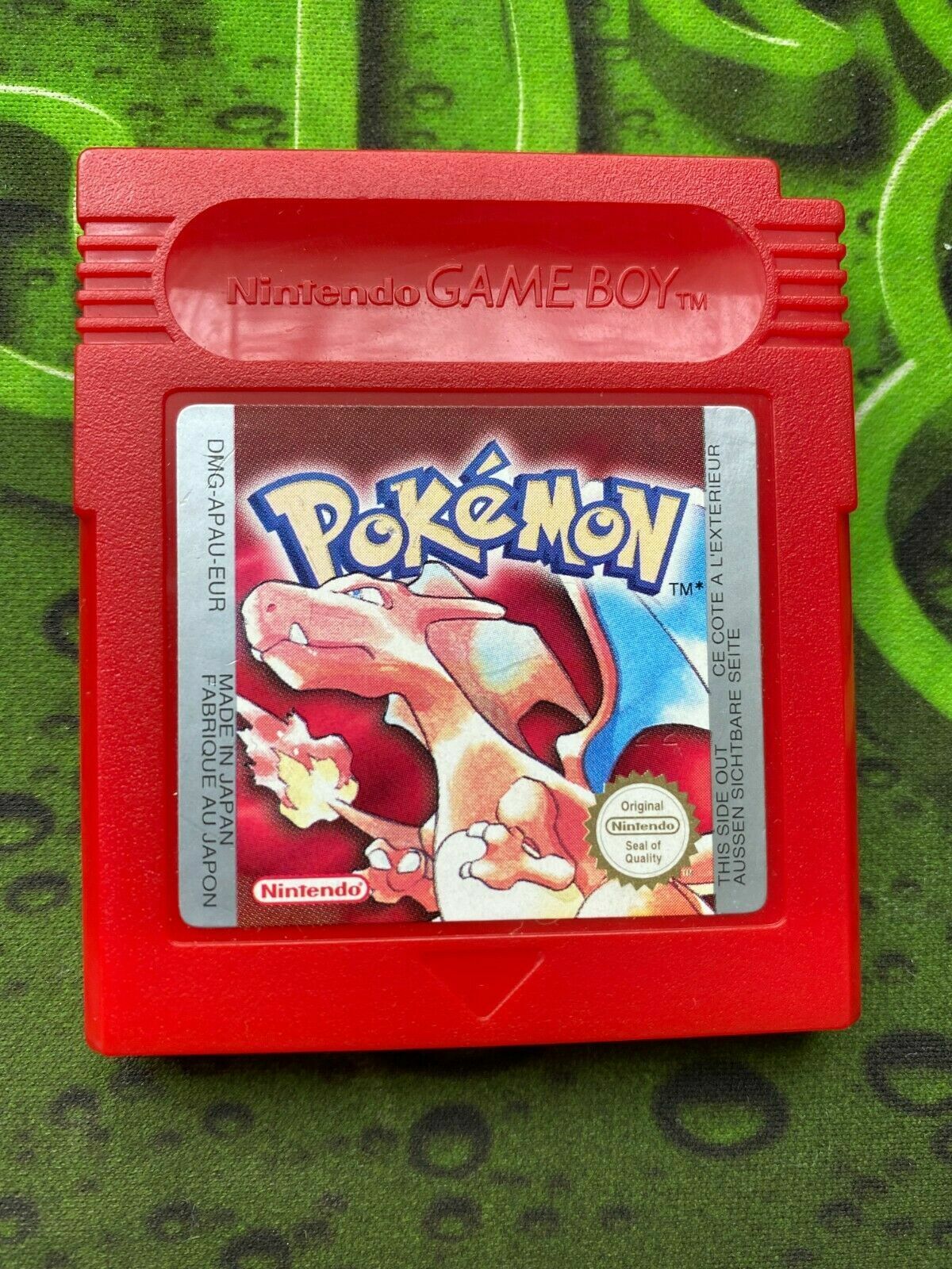 Pokemon Red Giant Size Nintendo Gameboy Cartridge Great gift -  Portugal