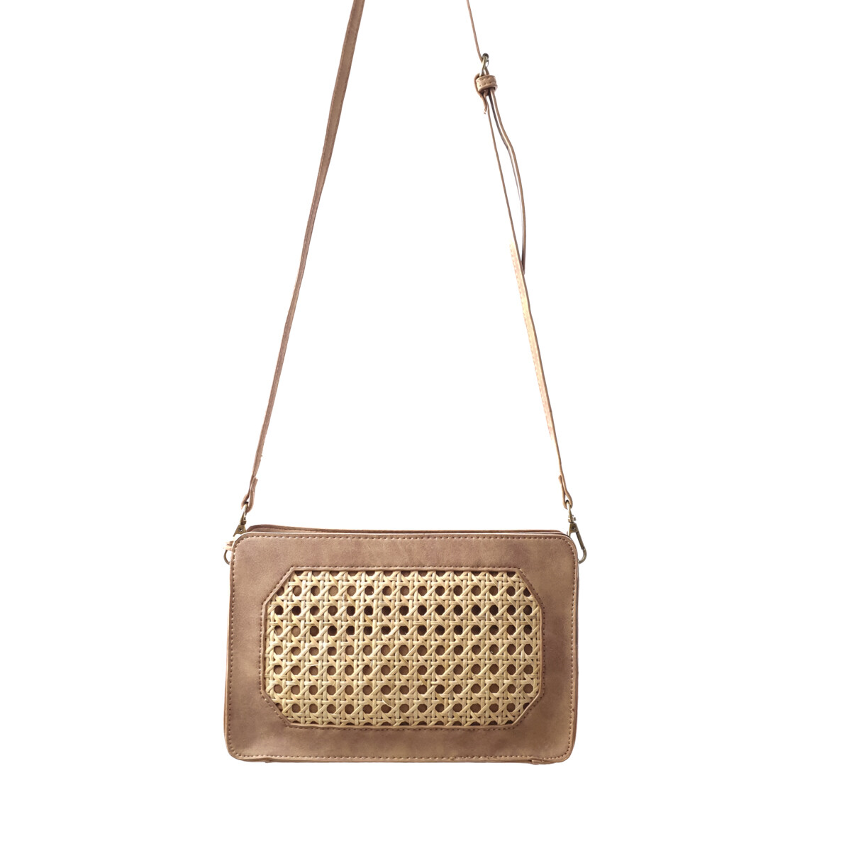 SPORTSGIRL Bag Woven Bamboo Crossbody Clutch 044461 Natural NWT eBay