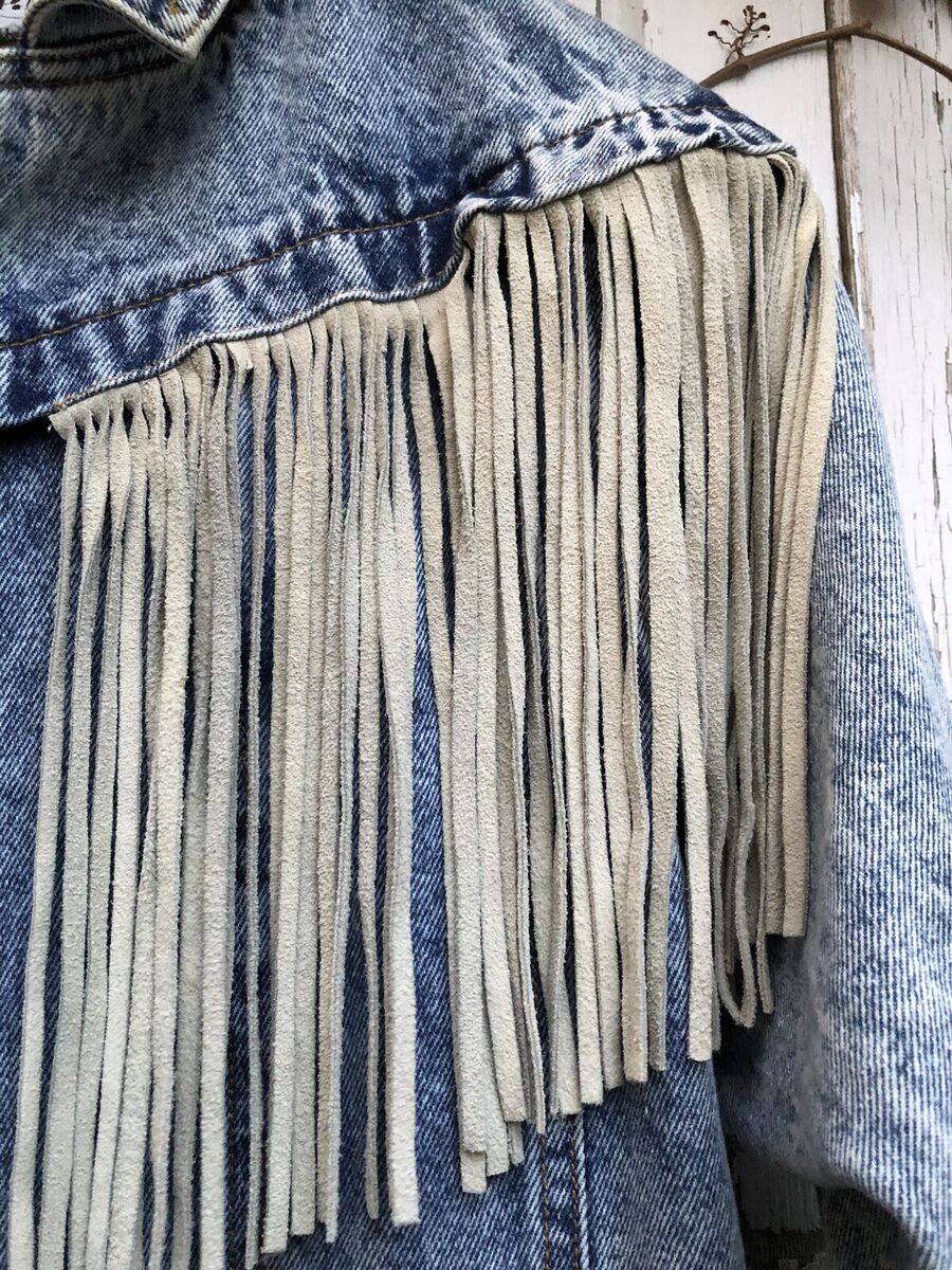 AM PM Vintage 80s Womens Denim Jacket Size M Acid Wash AM PM Vintage 80s Womens Denim Jacket Size M Acid Wash