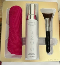 NEW Sigma Beauty Max+Magic Total Set (Foundation Brush + Foundation Brush 3pcs)