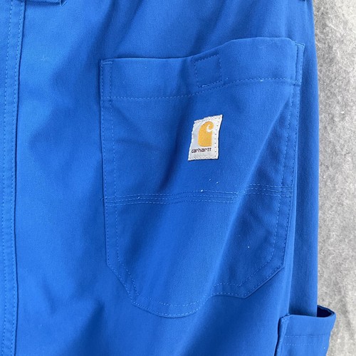 Carhartt Force Medical Scrubs Cargo Pants Blue Adult Sz 2XL - Picture 7 of 13