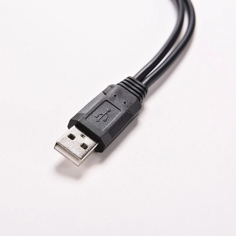 USB 2.0 A Male To 2 Dual-USB Female Y Splitter Hub Power OTG Adapters Cable Cord - Image 3 of 4
