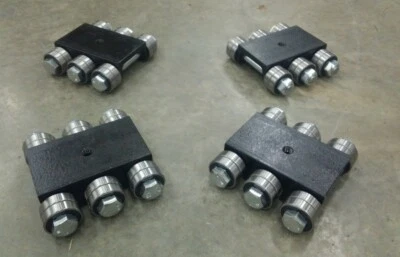 SMW MADE IN USA 30,000lb Machine Mover, Machine Mover set, Dolly set, Roller