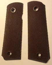 USGI Brown Plastic Nylon Grips for the 1911 / 1911A1 Pistol - New Parts  
